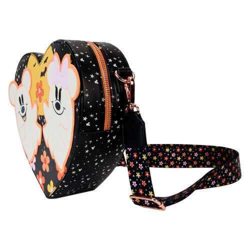 BOLSO CRUZADO LOUNGEFLY DISNEY MICKEY AND FRIENDS HALLOWEEN