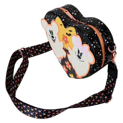 BOLSO CRUZADO LOUNGEFLY DISNEY MICKEY AND FRIENDS HALLOWEEN