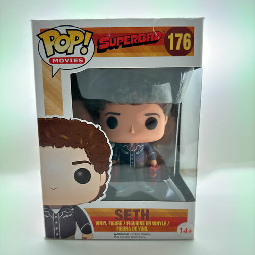 CAJA DAADA Y FALLO DE PINTURA FIGURA POP SUPERBAD - SETH