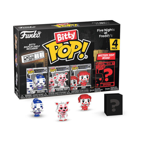 BITTY POP FIVE NIGHTS AT FREDDYS 4-PACK SERIES 1