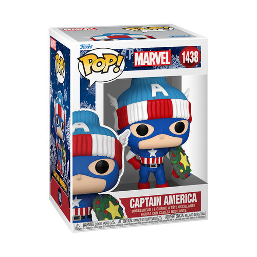 FIGURA POP MARVEL: HOLIDAY S4 - CAPTAIN AMERICA