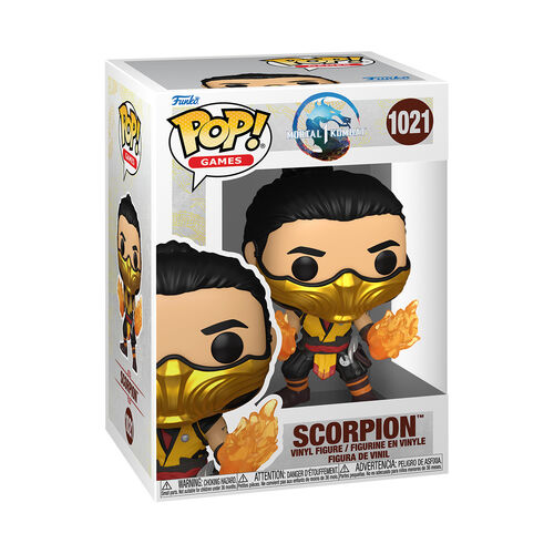 FIGURA POP GAMES: MORTAL KOMBAT - SCORPION