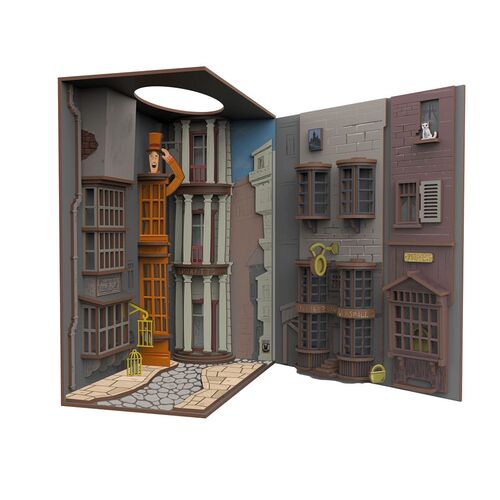 MAQUETA BOOK NOOK TINY ADVENTURES HARRY POTTER CALLEJN DIAGON 23 CM