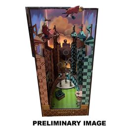 MAQUETA BOOK NOOK TINY ADVENTURES HARRY POTTER CAMPO DE QUIDDITCH 23 CM