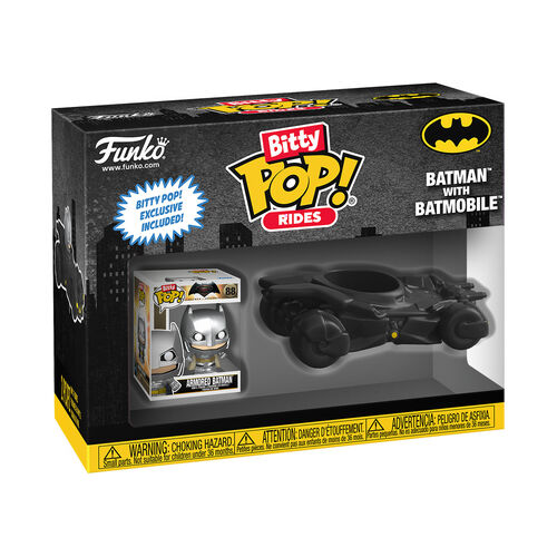 BITTY POP RIDE: DC - BATMAN WITH BATMOBILE