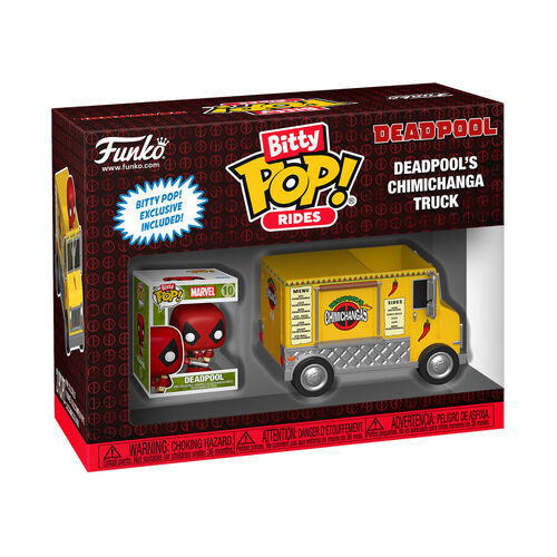 BITTY POP RIDE: MARVEL - DEADPOOLS CHIMICHANGA TRUCK