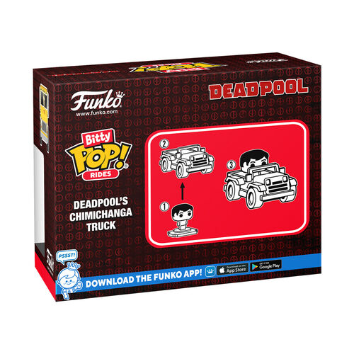 BITTY POP RIDE: MARVEL - DEADPOOLS CHIMICHANGA TRUCK