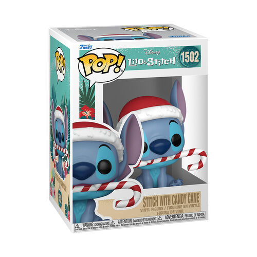 FIGURA POP DISNEY: STITCH HOLIDAY - STITCH WITH CANDY CANE