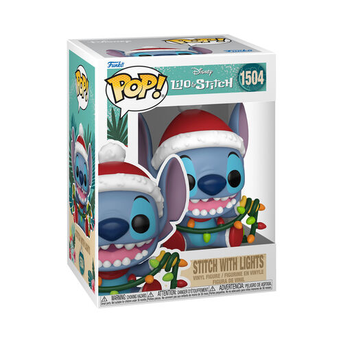 FIGURA POP DISNEY: STITCH HOLIDAY - STITCH WITH LIGHTS