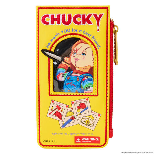 TARJETERO LOUNGEFLY CHILDS PLAY CHUCKY BOX LARGE