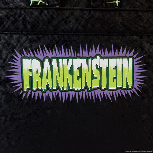 MINI MOCHILA LOUNGEFLY UNIVERSAL MONSTERS FRANKENSTEIN NEON MASK