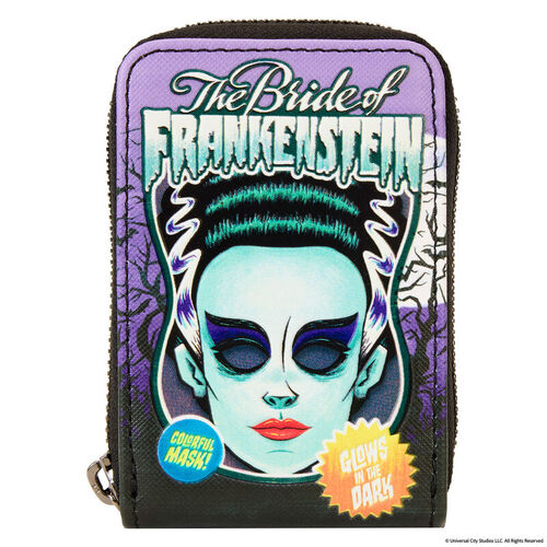 CARTERA LOUNGEFLY UNIVERSAL MONSTERS BRIDE OF FRANKENSTEIN NEON MASK