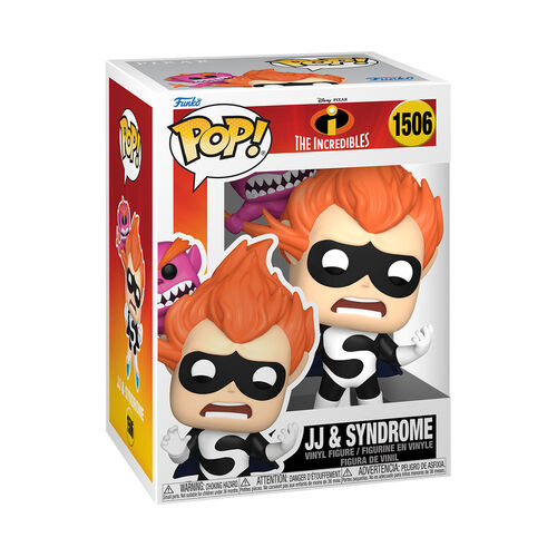 FIGURA POP&BUDDY INCREDIBLES 20TH - JJ & SYNDROME