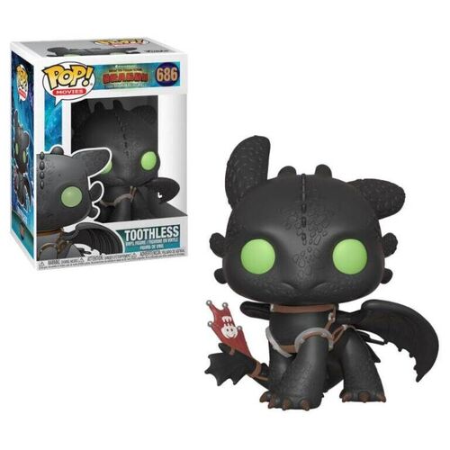 FALLO DE PINTURA Y CAJA DAÑADA FIGURA POP MOVIES: HTTYD3 - TOOTHLESS