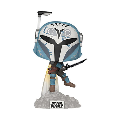 FALLO DE PINTURA Y CAJA DAÑADA FIGURA POP STAR WARS THE MANDALORIAN - BO-KATAN W/DARKSABER AND JET PACK