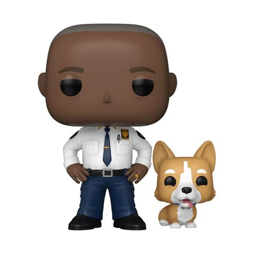 FIGURA POP&BUDDY: BROOKLYN NINE-NINE - CAPTAIN RAY HOLT WITH CHEDDAR