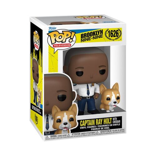 FIGURA POP&BUDDY: BROOKLYN NINE-NINE - CAPTAIN RAY HOLT WITH CHEDDAR