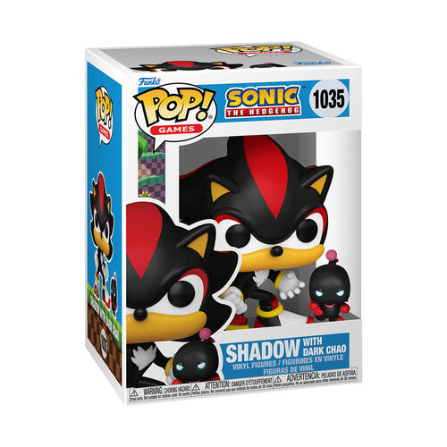 FIGURA POP & BUDDY: SONIC - SHADOW WITH DARK CHAO