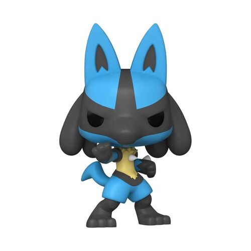 FALLO DE PINTURA Y CAJA DAÑADA FIGURA POP GAMES: POKEMON - LUCARIO