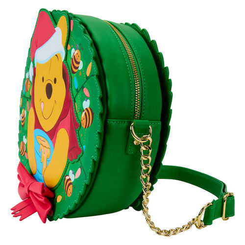 BOLSO CRUZADO LOUNGEFLY DISNEY WINNIE THE POOH STUCK IN WREATH