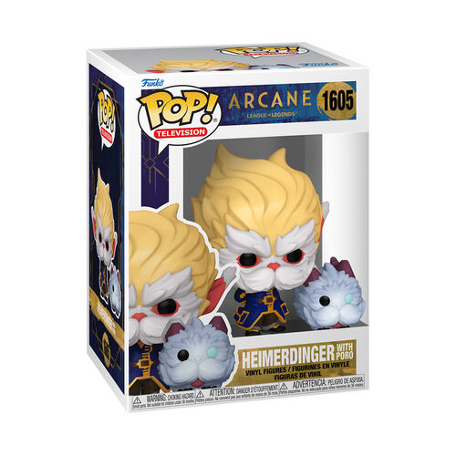 FIGURA POP TV: ARCANE: LEAGUE OF LEGENDS - HEIMERDINGER WITH PORO