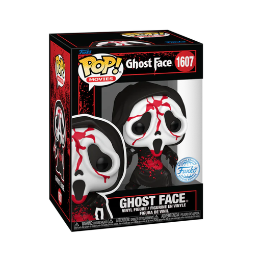 FIGURA POP MOVIES: GHOST FACE BLOODY EXCLUSIVO