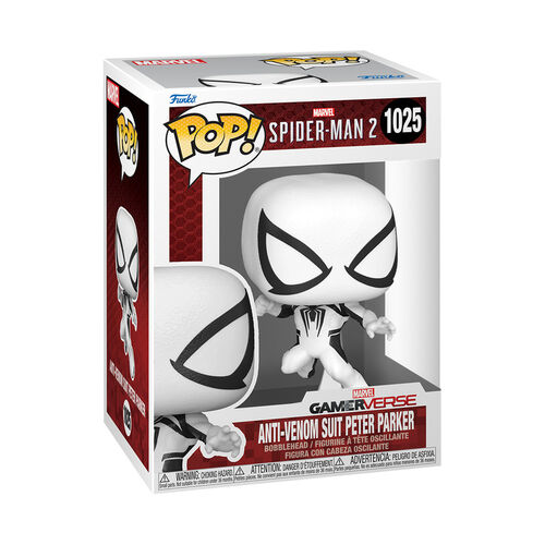 FIGURA POP GAMES: SPIDER-MAN 2 - ANTI-VENOM SUIT PETER PARKER