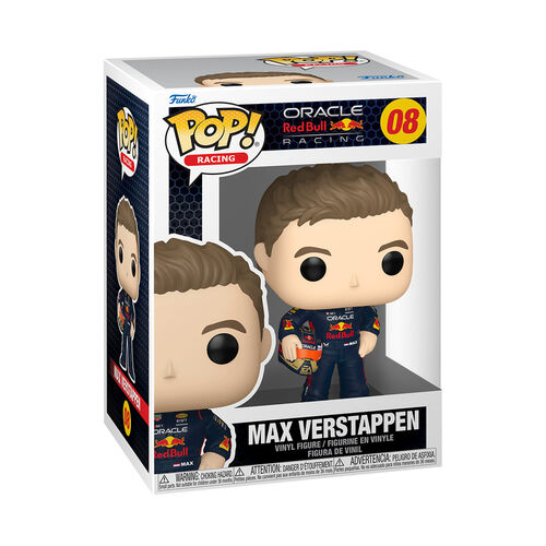 FIGURA POP RACING: FORMULA 1 - VERSTAPPEN WITH HELM