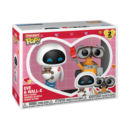 POCKET POP: VALENTINES 2PK - EVE AND WALL-E