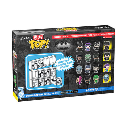 BITTY POP BATMAN 85TH ANNIVERSARY 4 -PACK SERIES 1