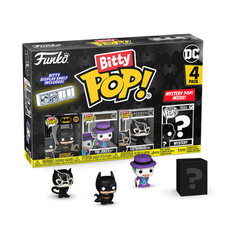 BITTY POP BATMAN 85TH ANNIVERSARY 4 -PACK SERIES 1