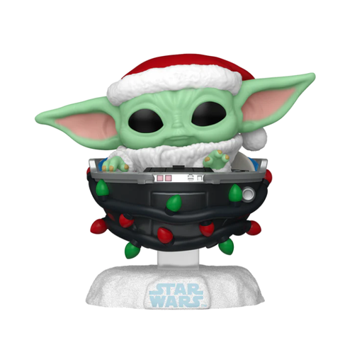 FIGURA POP STAR WARS: THE MANDALORIAN HOLIDAD - GROGU IN PRAM