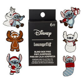 MYSTERY BOX PIN LOUNGEFLY DISNEY LILO AND STITCH HOLIDAY