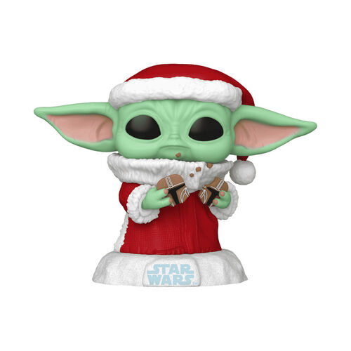 FIGURA POP STAR WARS: THE MANDALORIAN - GROGU SANTA