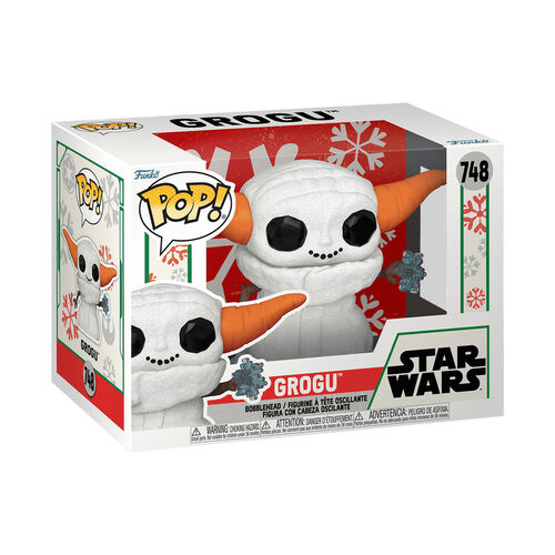 FIGURA POP STAR WARS THE MANDALORIAN - GROGU SNOWMAN