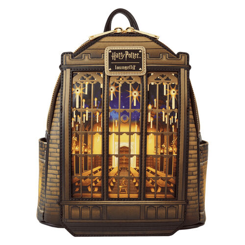 MINI MOCHILA LOUNGEFLY HARRY POTTER THE GREAT HALL LIGHT UP