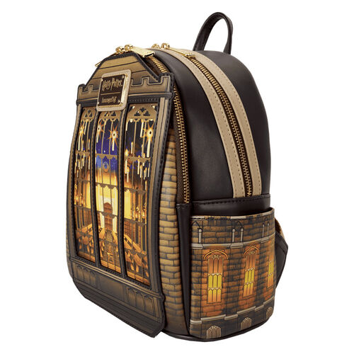 MINI MOCHILA LOUNGEFLY HARRY POTTER THE GREAT HALL LIGHT UP