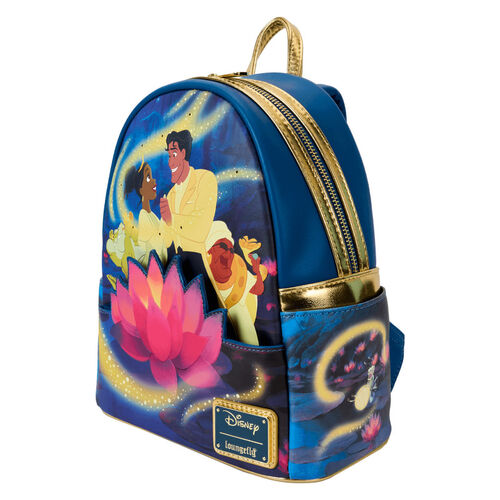 MINI MOCHILA LOUNGEFLY DISNEY PRINCESS AND THE FROG 15TH ANNIVERSARY