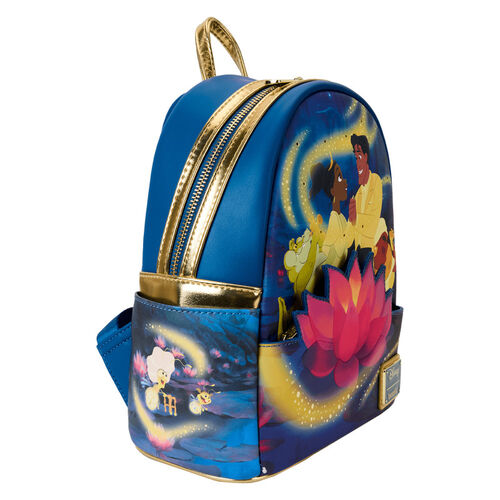 MINI MOCHILA LOUNGEFLY DISNEY PRINCESS AND THE FROG 15TH ANNIVERSARY