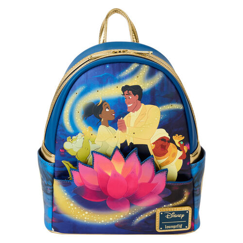 MINI MOCHILA LOUNGEFLY DISNEY PRINCESS AND THE FROG 15TH ANNIVERSARY