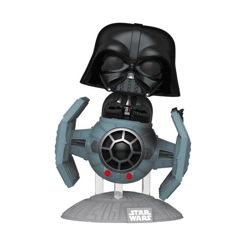 FIGURA POP RIDES DLX: STAR WARS: DARK SIDE - DARTH VADER WITH TIE ADVANCED X1 STARFIGHTER