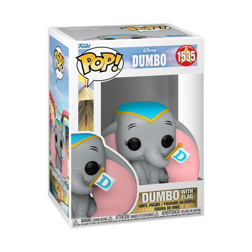 FIGURA POP DISNEY: DUMBO - DUMBO W/FLAG