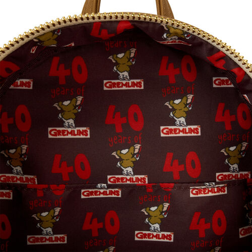 MINI MOCHILA LOUNGEFLY WB GREMLINS 40TH ANNIVERSARY GIZMO