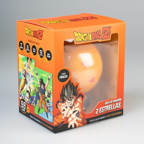 PUZZLE 98 PIEZAS COLECCIONABLE DRAGON BALL Z BOLA DE 2 ESTRELLAS