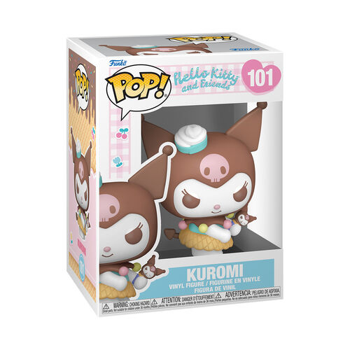 FIGURA POP SANRIO HELLO KITTY AND FRIENDS - KUROMI WITH ICE CREAM