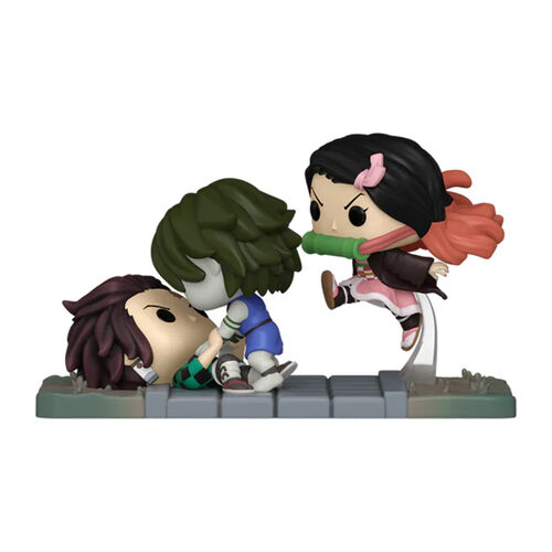 FIGURA POP MOMENTS DEMON SLAYER- TANJIRO & NEZUKO VS. TEMPLE DEMON