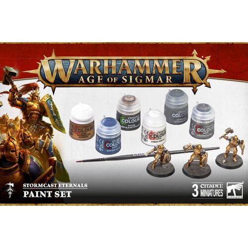 AGE OF SIGMAR STORMCAST ETERNALS + PAINT SET