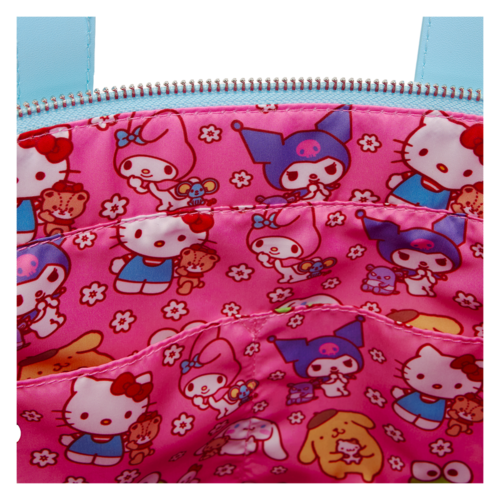 TOTE BAG CON MONEDERO LOUNGEFLY SANRIO CINNAMOROLL SHERPA