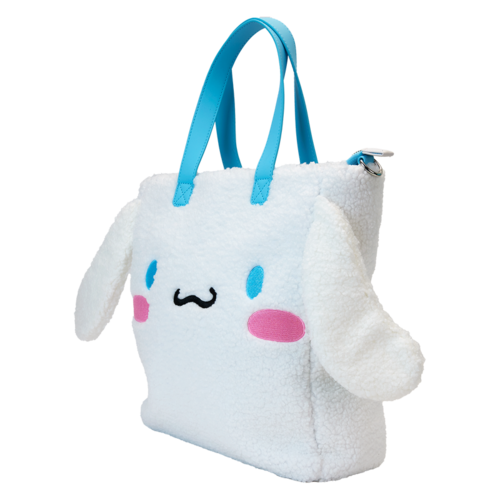 TOTE BAG CON MONEDERO LOUNGEFLY SANRIO CINNAMOROLL SHERPA