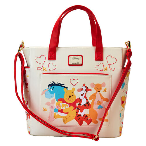 TOTE BAG CONVERTIBLE LOUNGEFLY DISNEY WINNIE THE POOH LOVE